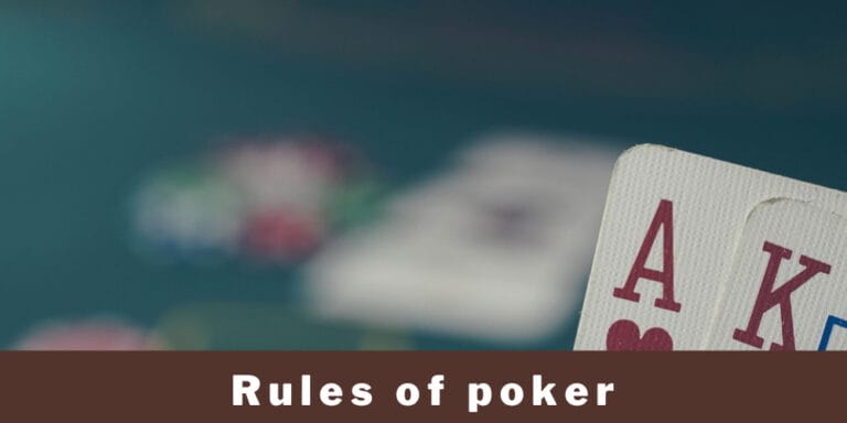 Rules of poker
