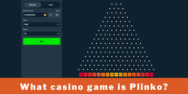 What casino game is Plinko?