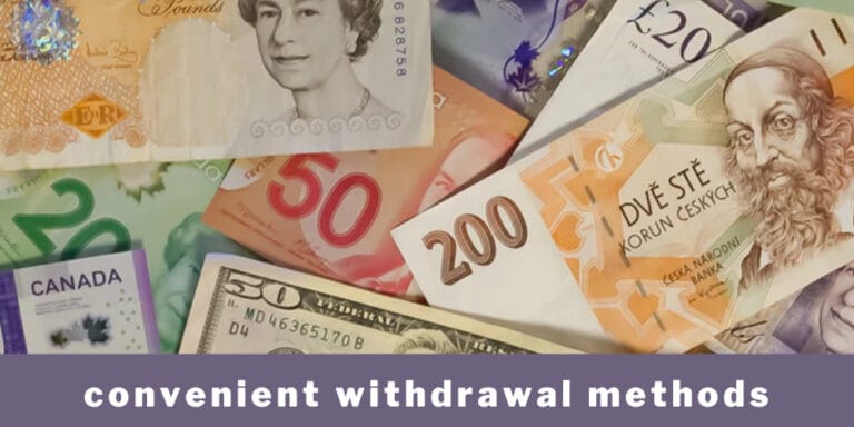 withdrawal methods at online casinos