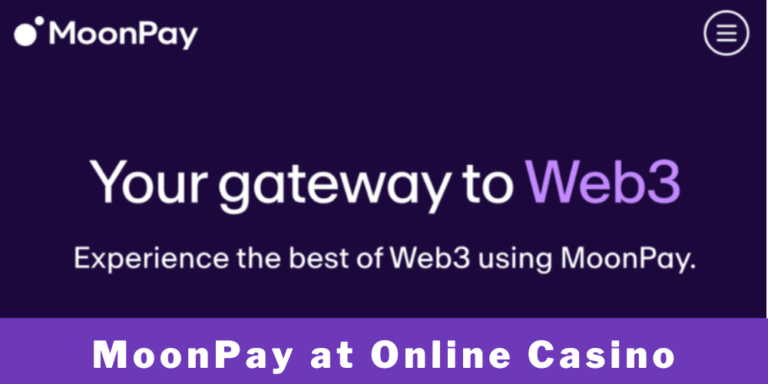 MoonPay at Online Casino